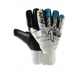Guantes de portero Rinat Asimetrik Training Spine Blanco Azul